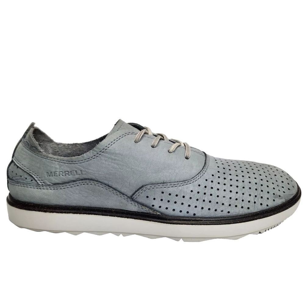 Merrell Around Town Lace Air Sneakers Women's 9 Slate Gray Oxford Shoes J03692